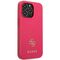 Guess Saffiano 4G Small Metal Logo case for iPhone 13 Pro / 13 - pink - Apple Cases - Cases - Techbox