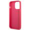 Guess Saffiano 4G Small Metal Logo case for iPhone 13 Pro / 13 - pink - Apple Cases - Cases - Techbox