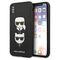 Karl Lagerfeld Saffiano Karl&amp;Choupette Head case for iPhone XS Max - black - Uncategorized Cases (2) - Cases - Techbox
