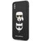 Karl Lagerfeld Saffiano Karl&amp;Choupette Head case for iPhone XS Max - black - Uncategorized Cases (2) - Cases - Techbox