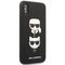 Karl Lagerfeld Saffiano Karl&amp;Choupette Head case for iPhone XS Max - black - Uncategorized Cases (2) - Cases - Techbox