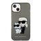 Karl Lagerfeld Glitter Karl&amp;Choupette case for iPhone 14 Plus - black | Techbox