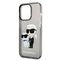 Karl Lagerfeld Glitter Karl&amp;Choupette case for iPhone 14 Pro Max - black | Techbox