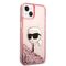 Karl Lagerfeld Glitter Karl's Head case for iPhone 14 Plus - pink - Apple Cases - Cases - Techbox