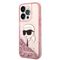 Karl Lagerfeld Glitter Karl's Head case for iPhone 14 Pro Max - pink - Apple Cases - Cases - Techbox