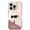 Karl Lagerfeld Glitter Karl's Head case for iPhone 14 Pro Max - pink - Apple Cases - Cases - Techbox