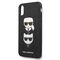 Karl Lagerfeld Saffiano Karl&amp;Choupette Head case for iPhone X/XS - black - Uncategorized Cases (2) - Cases - Techbox