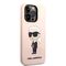 Karl Lagerfeld Silicone Ikonik MagSafe case for iPhone 14 Pro Max - pink | Techbox