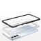 Clear 3in1 case for Samsung Galaxy S23 silicone cover with frame black - Samsung Cases - Cases - Techbox