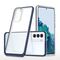 Clear 3in1 case for Samsung Galaxy S23 silicone cover with frame blue | Techbox