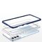 Clear 3in1 case for Samsung Galaxy S23 silicone cover with frame blue | Techbox
