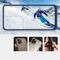 Clear 3in1 case for Samsung Galaxy S23 Ultra silicone cover with frame blue | Techbox