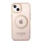 Guess GUHMP14MHTCMP iPhone 14 Plus 6.7" pink/pink hard case Gold Outline Translucent MagSafe | Techbox