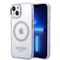 Guess GUHMP14SHTCMU iPhone 14 6.1" purple/purple hard case Gold Outline Translucent MagSafe | Techbox