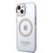 Guess GUHMP14SHTCMU iPhone 14 6.1" purple/purple hard case Gold Outline Translucent MagSafe | Techbox