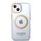 Guess GUHMP14SHTCMU iPhone 14 6.1" purple/purple hard case Gold Outline Translucent MagSafe | Techbox