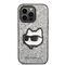 Karl Lagerfeld KLHCP14LG2CPS iPhone 14 Pro 6.1" silver/silver hardcase Glitter Choupette Patch - Apple Cases - Cases - Techbox