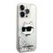 Karl Lagerfeld KLHCP14LLNHCCS iPhone 14 Pro 6.1" silver/silver hardcase Glitter Choupette Head - Apple Cases - Cases - Techbox