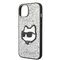 Karl Lagerfeld KLHCP14MG2CPS iPhone 14 Plus 6.7" silver/silver hardcase Glitter Choupette Patch | Techbox