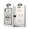 Karl Lagerfeld KLHCP14MG2CPS iPhone 14 Plus 6.7" silver/silver hardcase Glitter Choupette Patch | Techbox