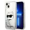 Karl Lagerfeld KLHCP14MLNHCCS iPhone 14 Plus 6.7" silver/silver hardcase Glitter Choupette Head - Apple Cases - Cases - Techbox