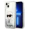 Karl Lagerfeld KLHCP14MLNKHCH iPhone 14 Plus 6.7" silver/silver hardcase Glitter Karl Head - Apple Cases - Cases - Techbox
