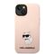 Karl Lagerfeld KLHCP14MSNCHBCP iPhone 14 Plus 6.7" hardcase pink/pink Silicone Choupette - Apple Cases - Cases - Techbox