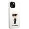 Karl Lagerfeld KLHCP14MSNIKBCH iPhone 14 Plus 6.7" hardcase white/white Silicone Ikonik | Techbox