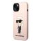 Karl Lagerfeld KLHCP14MSNIKBCP iPhone 14 Plus 6.7" hardcase pink/pink Silicone Ikonik - Apple Cases - Cases - Techbox