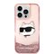 Karl Lagerfeld KLHCP14XLNCHCP iPhone 14 Pro Max 6.7" pink/pink hardcase Glitter Choupette Head | Techbox