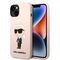 Karl Lagerfeld KLHMP14MSNIKBCP iPhone 14 Plus 6.7" hardcase pink/pink Silicone Ikonik Magsafe - Apple Cases - Cases - Techbox