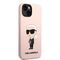 Karl Lagerfeld KLHMP14MSNIKBCP iPhone 14 Plus 6.7" hardcase pink/pink Silicone Ikonik Magsafe - Apple Cases - Cases - Techbox