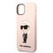 Karl Lagerfeld KLHMP14MSNIKBCP iPhone 14 Plus 6.7" hardcase pink/pink Silicone Ikonik Magsafe - Apple Cases - Cases - Techbox