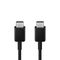 Samsung EP-DX310JBEGEU USB-C - USB-C 3A 480Mb/s cable 1.8m - black | Techbox