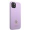 Guess GUHCP13SPS4MU iPhone 13 mini 5.4" purple/purple hardcase Saffiano 4G Small Metal Logo | Techbox