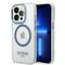 Guess GUHMP14XHTRMB iPhone 14 Pro Max 6.7" blue/blue hard case Metal Outline Magsafe - Apple Cases - Cases - Techbox