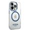 Guess GUHMP14XHTRMB iPhone 14 Pro Max 6.7" blue/blue hard case Metal Outline Magsafe - Apple Cases - Cases - Techbox