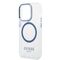 Guess GUHMP14XHTRMB iPhone 14 Pro Max 6.7" blue/blue hard case Metal Outline Magsafe - Apple Cases - Cases - Techbox