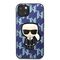 Karl Lagerfeld KLHCP13MPMNIKBL iPhone 13 6.1" hardcase blue/blue Monogram Ikonik Patch | Techbox