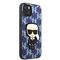 Karl Lagerfeld KLHCP13MPMNIKBL iPhone 13 6.1" hardcase blue/blue Monogram Ikonik Patch | Techbox