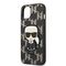 Karl Lagerfeld KLHCP13SPMNIKBK iPhone 13 mini 5.4" hardcase black/black Monogram Ikonik Patch | Techbox