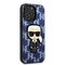 Karl Lagerfeld KLHCP13XPMNIKBL iPhone 13 Pro Max 6.7" hardcase blue/blue Monogram Ikonik Patch - Apple Cases - Cases - Techbox