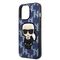 Karl Lagerfeld KLHCP13XPMNIKBL iPhone 13 Pro Max 6.7" hardcase blue/blue Monogram Ikonik Patch - Apple Cases - Cases - Techbox