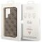Guess GUHCS23LG4GFBR S23 Ultra S918 brown/brown hard case 4G Metal Gold Logo | Techbox