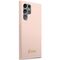 Guess GUHCS23LLSLMGPP S23 Ultra S918 pink/pink hardcase Silicone Script Metal Logo | Techbox