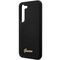 Guess GUHCS23MSLSMK S23+ S916 black/black hardcase Silicone Vintage Gold Logo | Techbox