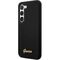 Guess GUHCS23SSLSMK S23 S911 black/black hardcase Silicone Vintage Gold Logo - Samsung Cases - Cases - Techbox