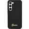 Guess GUHCS23SSLSMK S23 S911 black/black hardcase Silicone Vintage Gold Logo - Samsung Cases - Cases - Techbox