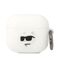 Karl Lagerfeld KLA3RUNCHH AirPods 3 cover white/white Silicone Choupette Head 3D - Smartphone Accessories - Cables & Accessories - Techbox