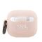 Karl Lagerfeld KLA3RUNIKP AirPods 3 cover pink/pink Silicone Karl Head 3D - Smartphone Accessories - Cables & Accessories - Techbox
